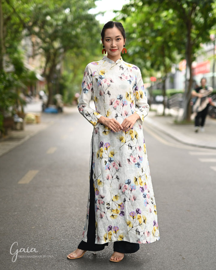 ao dai dress Traditional Vietnamese Wedding Dress