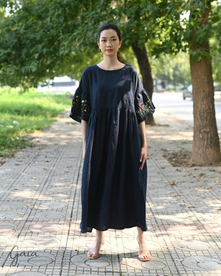 Handmade maxi hot sale dress