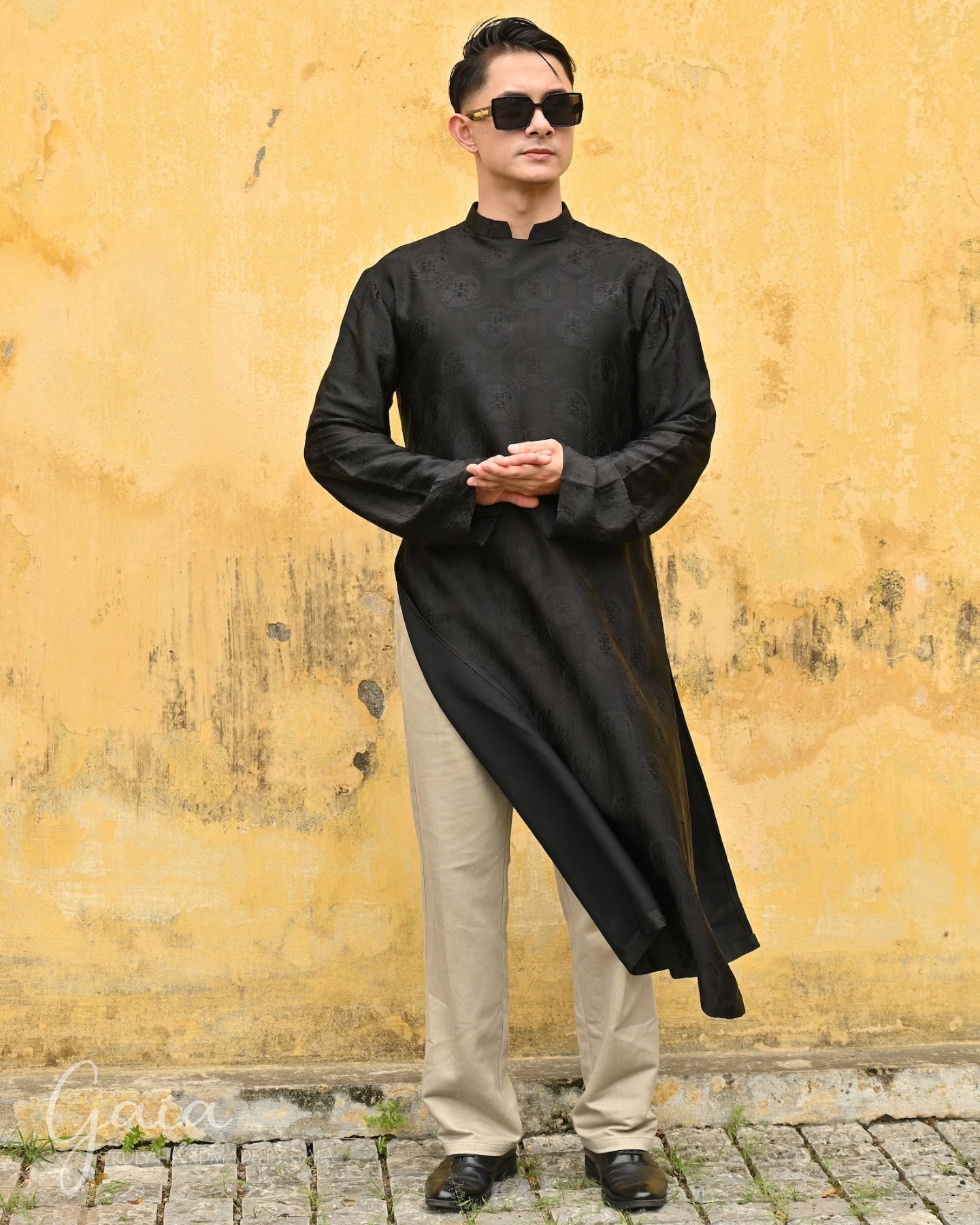 Mulberry silk Vietnam traditional dress for men – MadebyGaia