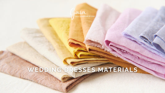 7 typical wedding dresses materials