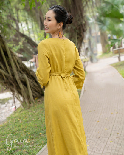 Bell sleeves dress