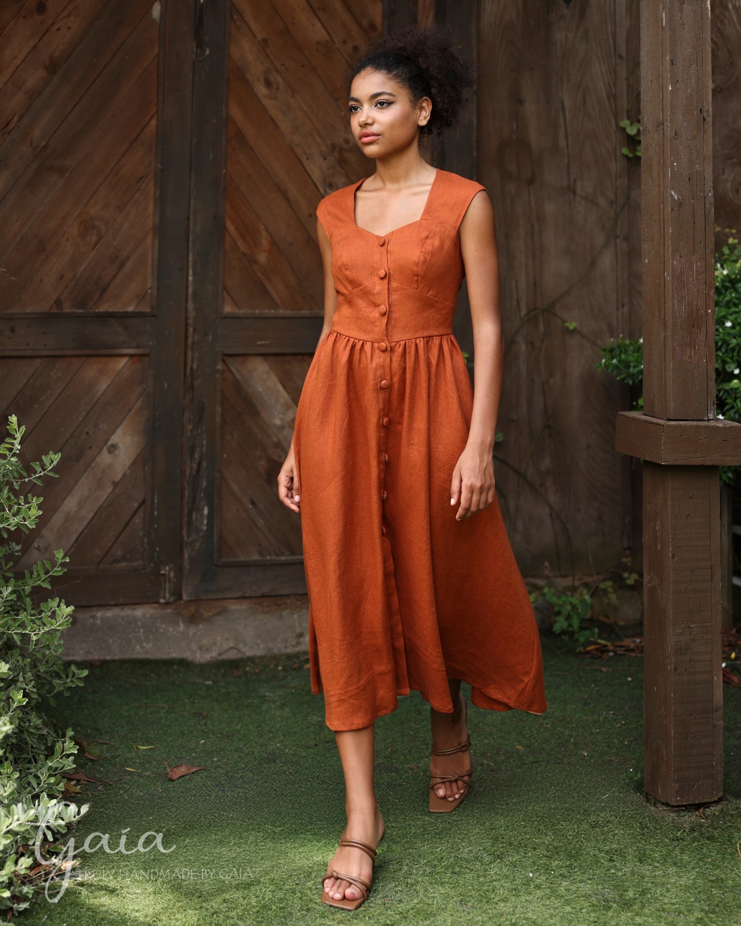 adele dress orange Adele Orange Midi Dress