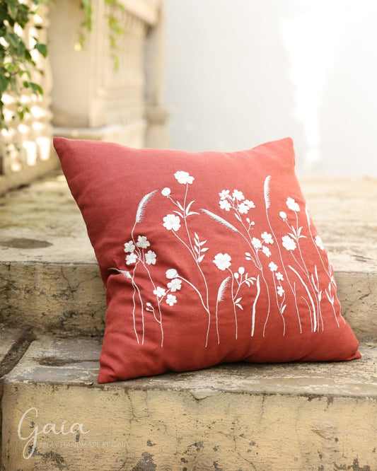 Linen pillow sham