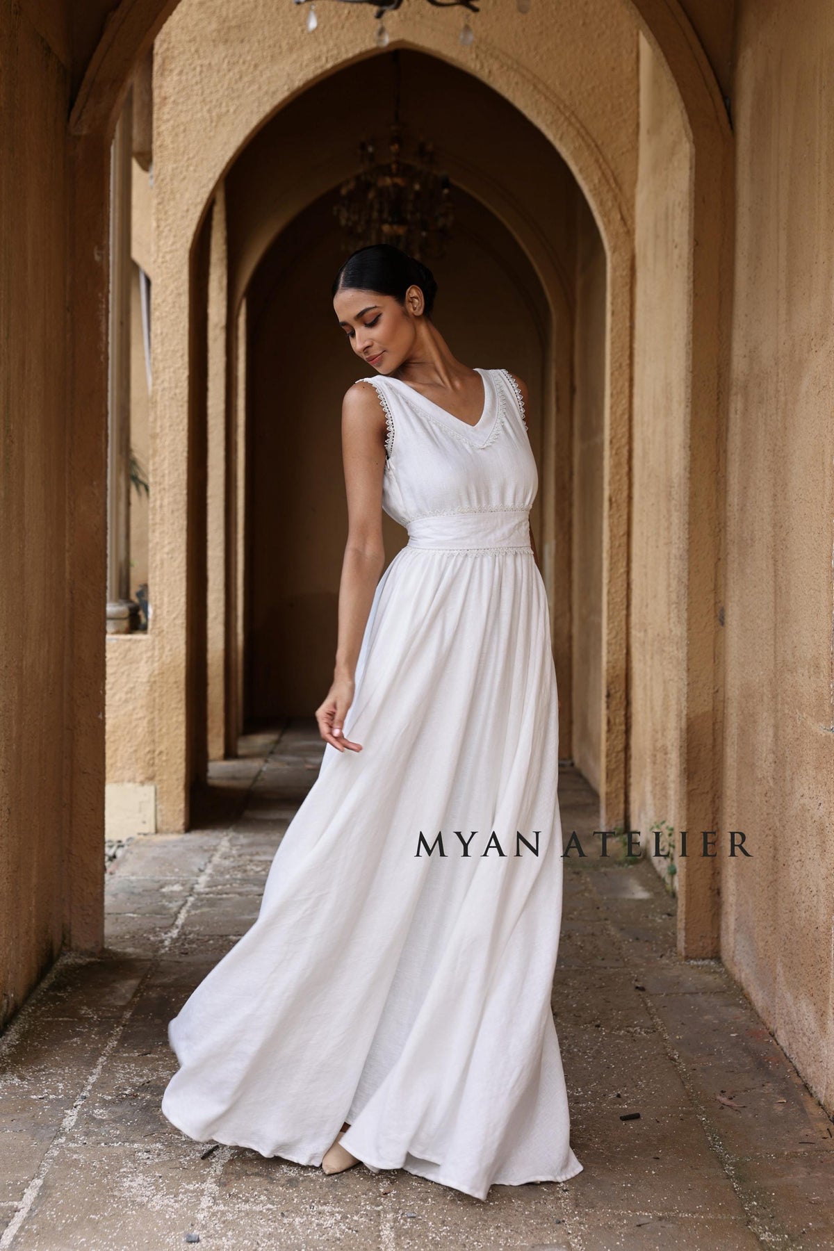 ALTHEA wedding dress — White