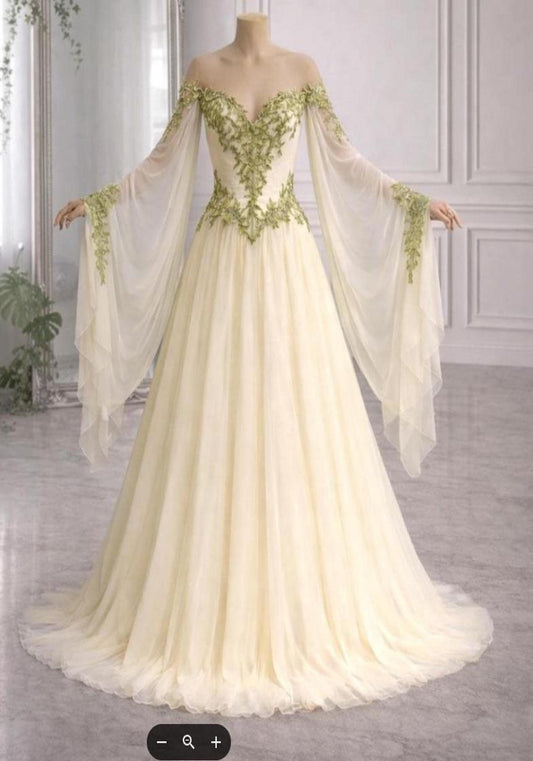 ROSELLE | Corset Linen Wedding Dress | Made to Measure
