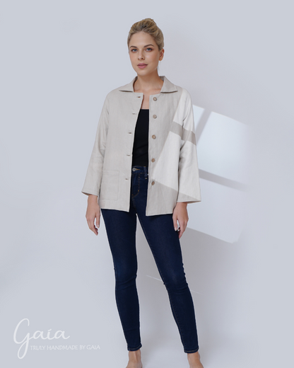 Lightweight linen jacket