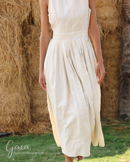 Linen a-line summer dress