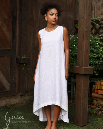 Linen beach dress