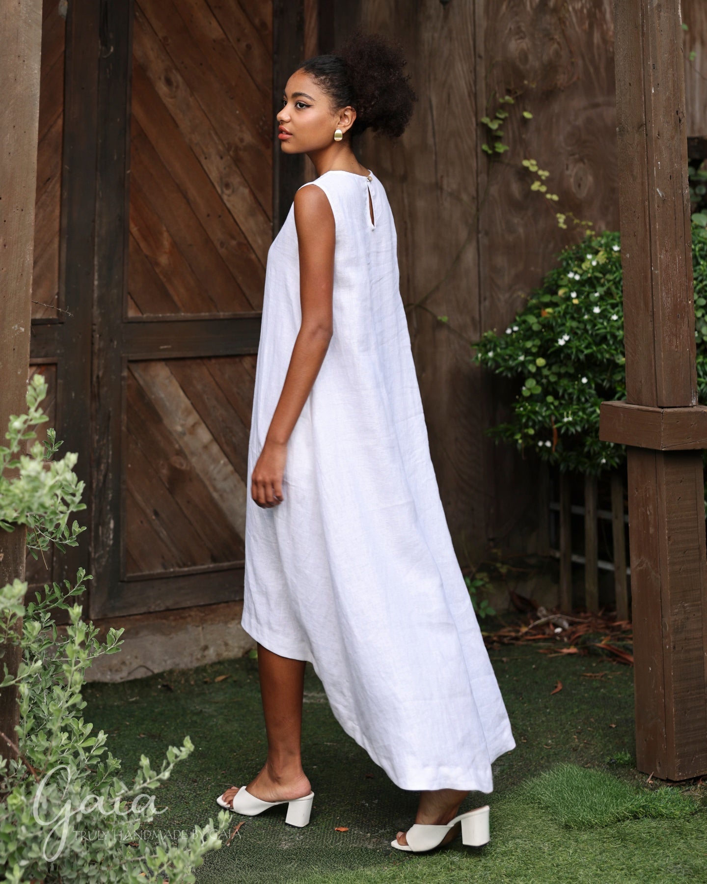 Linen beach dress