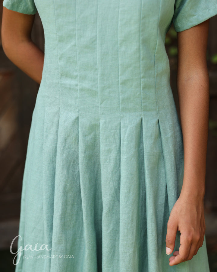 Linen casual summer dress