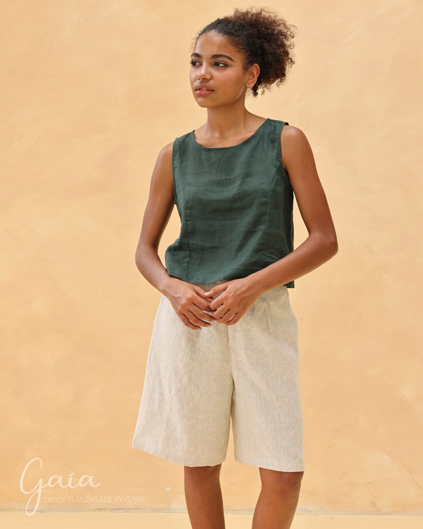 Linen casual top