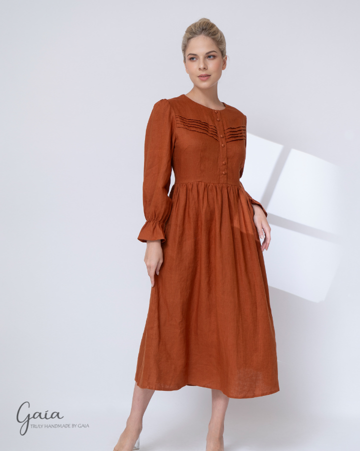 Linen dress formal