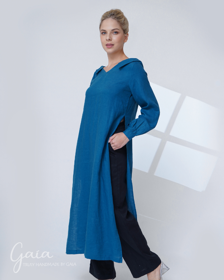 Linen kaftan set