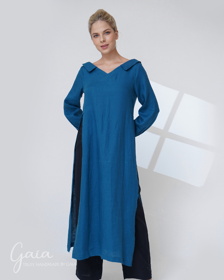 Linen kaftan set