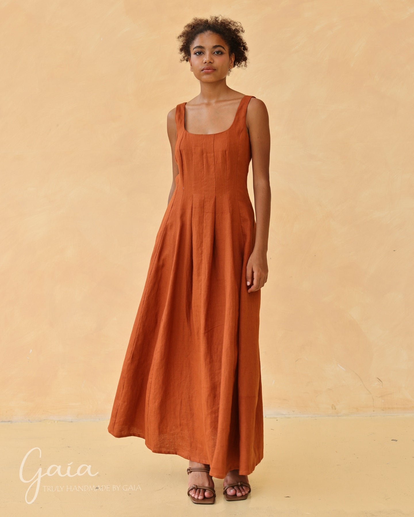 Linen minimalist dress LILLY Linen minimalist dress LILLY