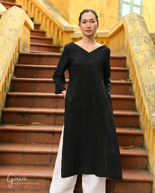 Linen modern Ao Dai