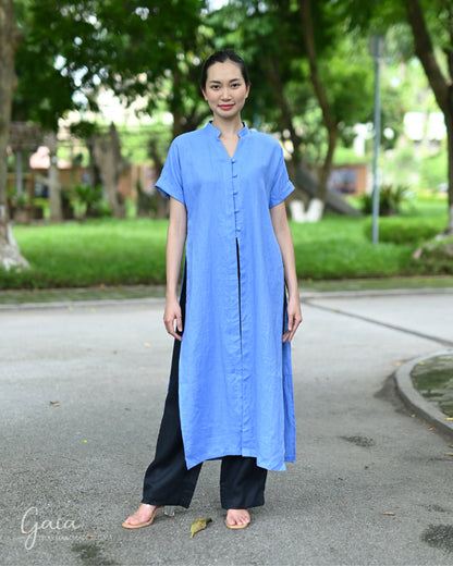 Linen modern Vietnamese Ao Dai