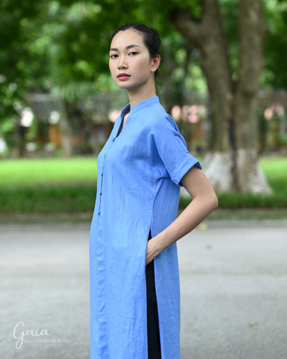 Linen modern Vietnamese Ao Dai