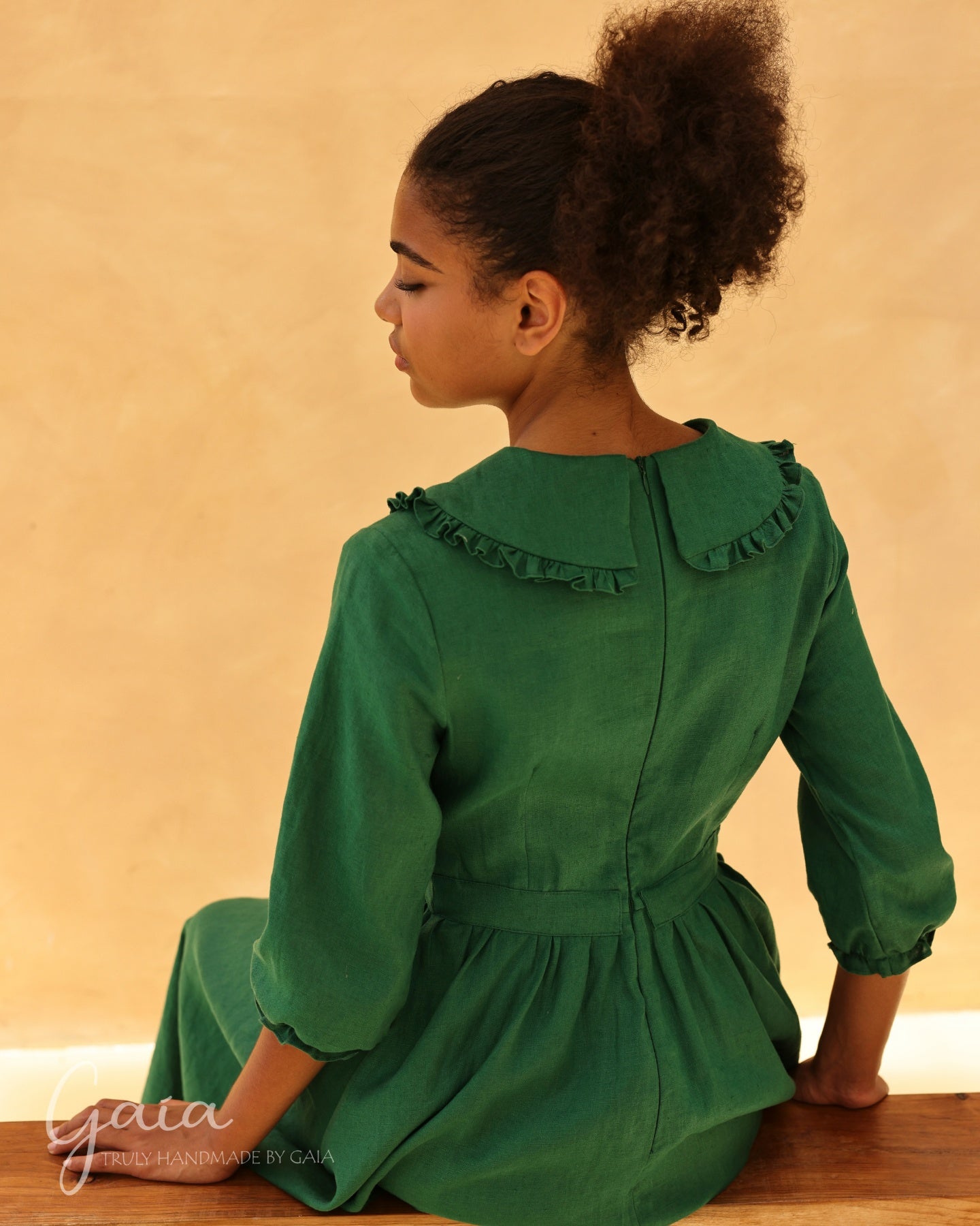 Linen peter pan collar dress ASUNA Linen peter pan collar dress ASUNA