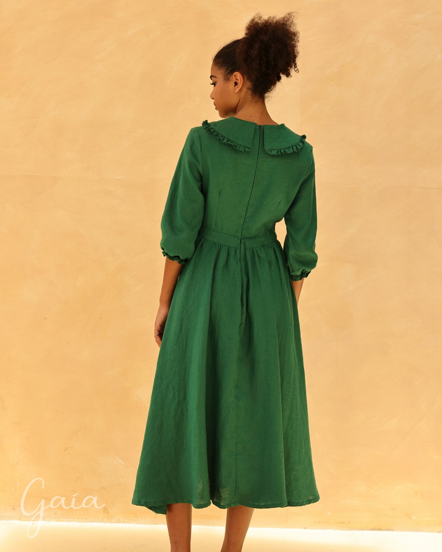 Linen peter pan collar dress ASUNA Linen peter pan collar dress ASUNA