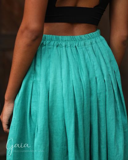 Linen skirt midi