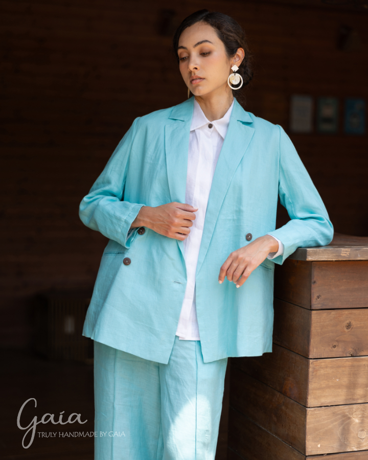Linen suit women wedding ALBA MadebyGaia — free download