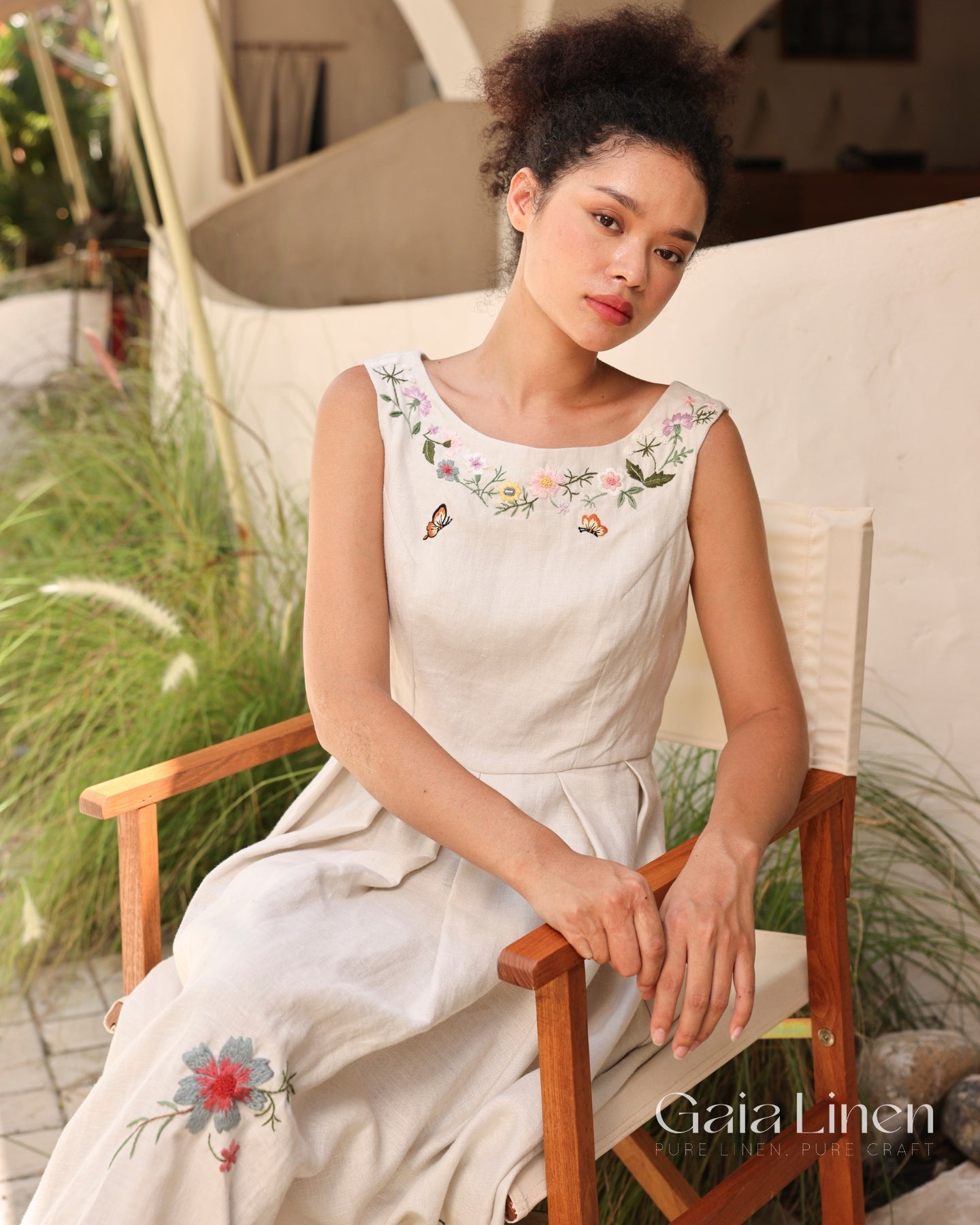 Linen summer dress