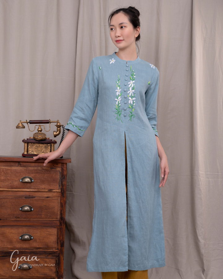 Linen Vietnam dress culture