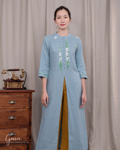 Linen Vietnam dress culture