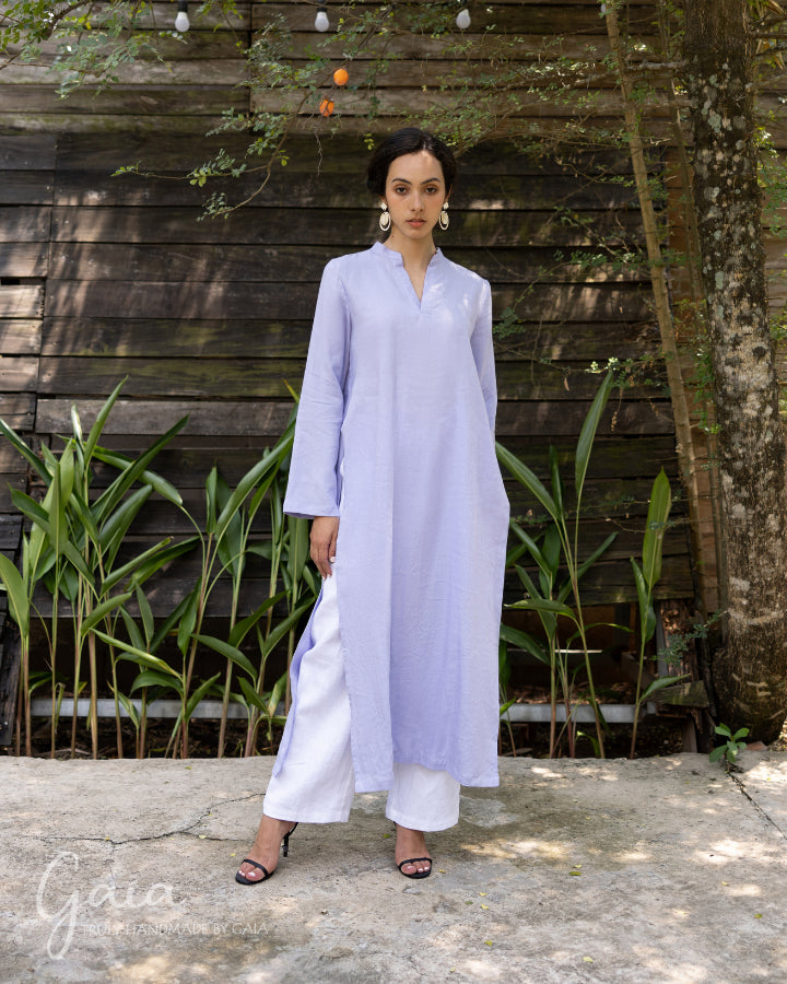 Linen Vietnam long dress