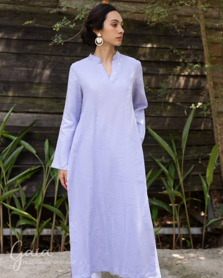 Linen Vietnam long dress