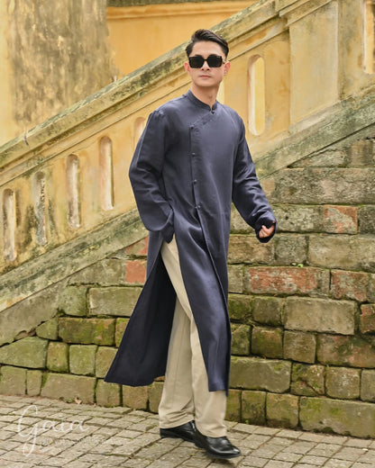 mens long dress long black oversized men's dress