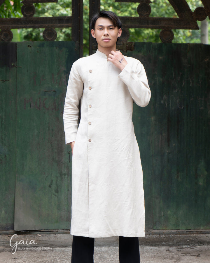 Linen vietnamese traditional dress male – Gaia