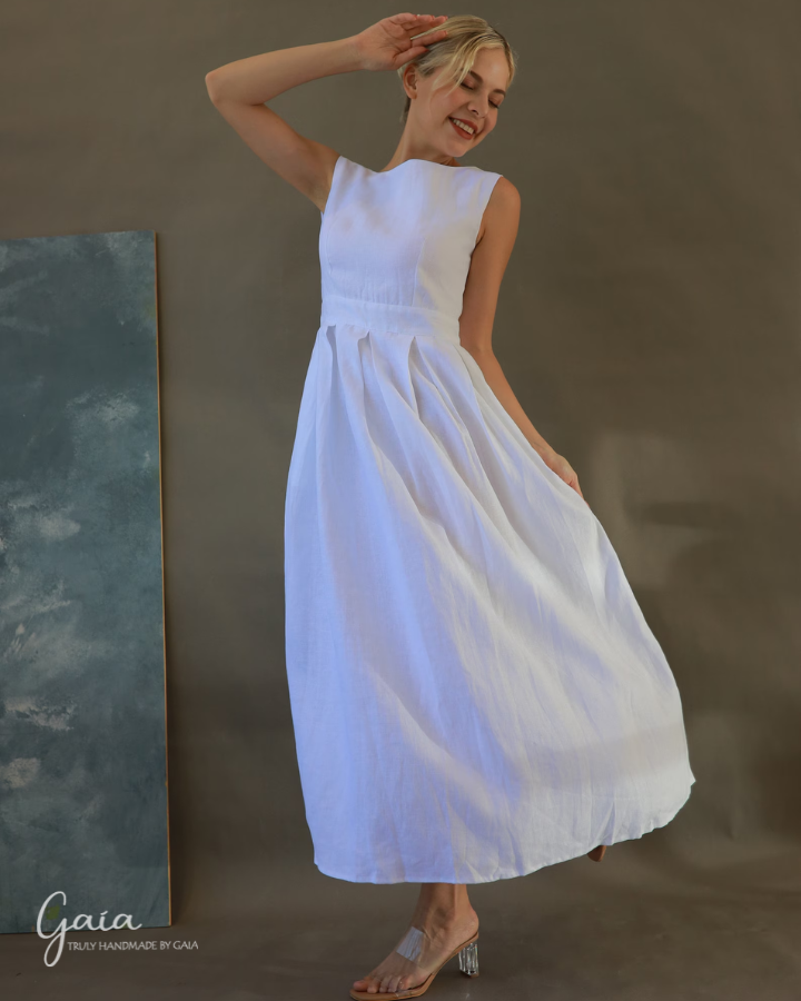linen summer wedding dresses Linen wedding dress casual summer IVY