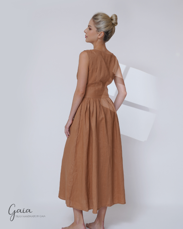 Linen wedding guest dress TARA MadebyGaia