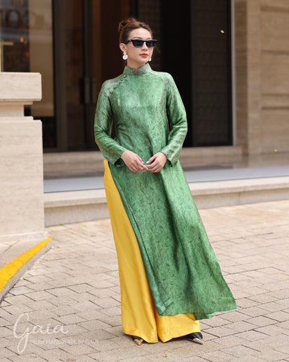 Mulberry silk custom Ao Dai