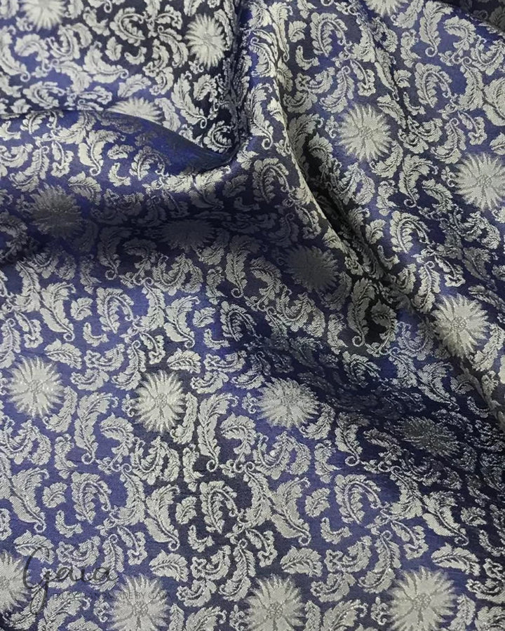 Mulberry silk flower fabric