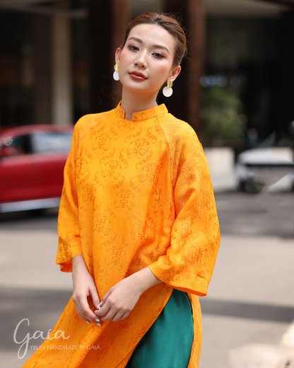 Mulberry silk loose Ao Dai 