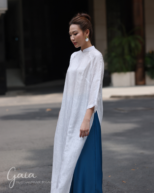 Mulberry silk modern Ao Dai casual