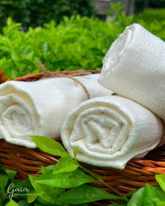 Mulberry silk soft face towel