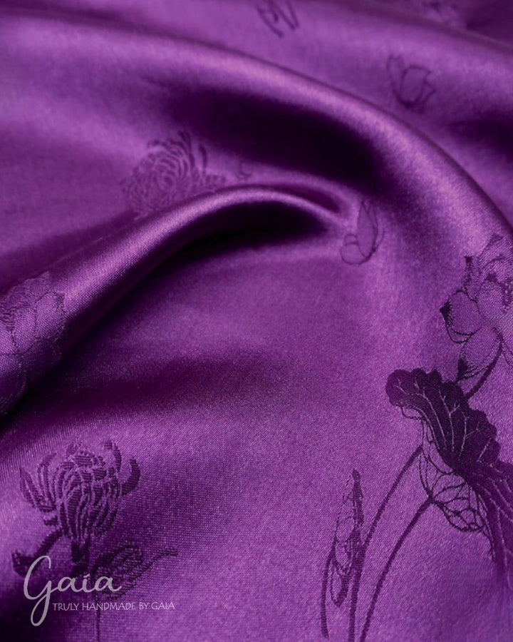 Organic mulberry silk fabric