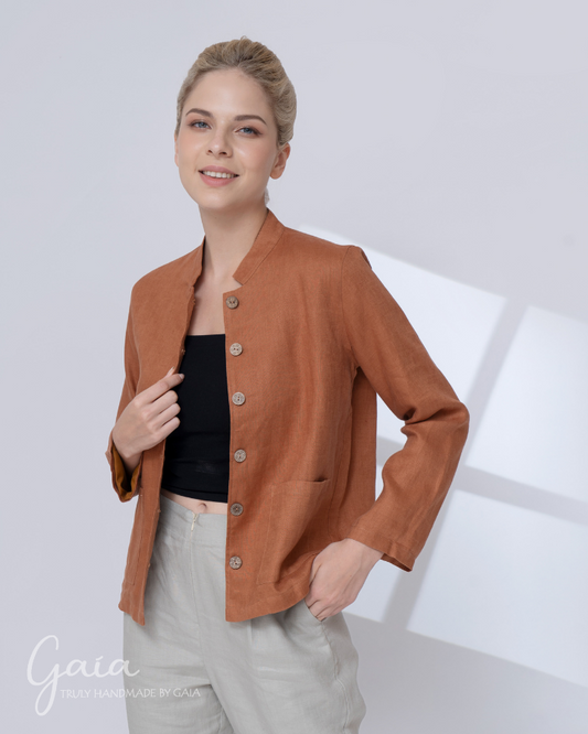 Womens linen jackets MadebyGaia