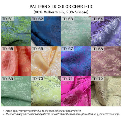 Mulberry silk with Tho Doi patterns