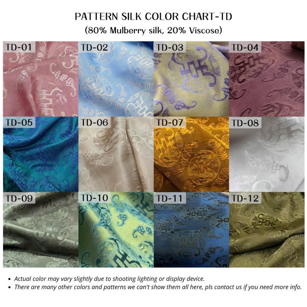 Mulberry silk with Tho Doi patterns