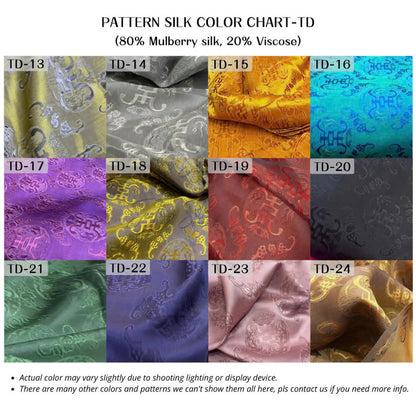 Mulberry silk with Tho Doi patterns