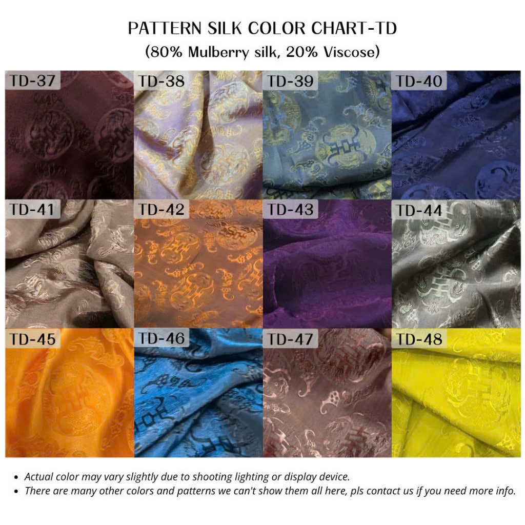 Mulberry silk with Tho Doi patterns