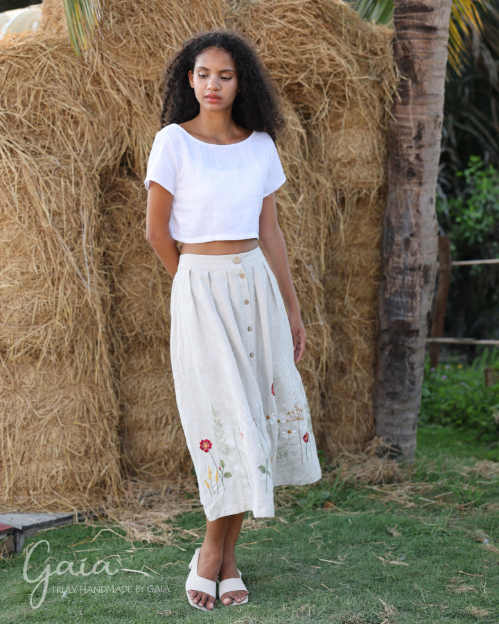 Summer linen top