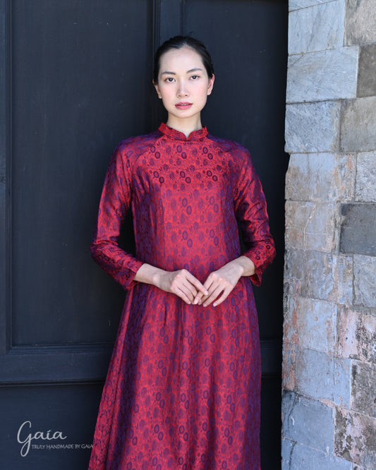 Traditional mulberry silk dress