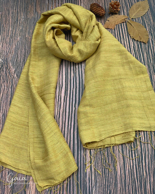 Tussah silk scarf