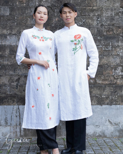 Linen Vietnamese costume male